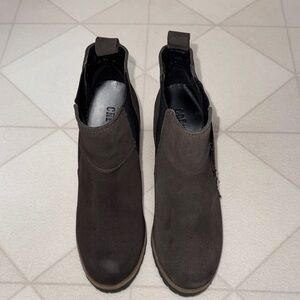 Dark Brown Chelsea Ankle Boots